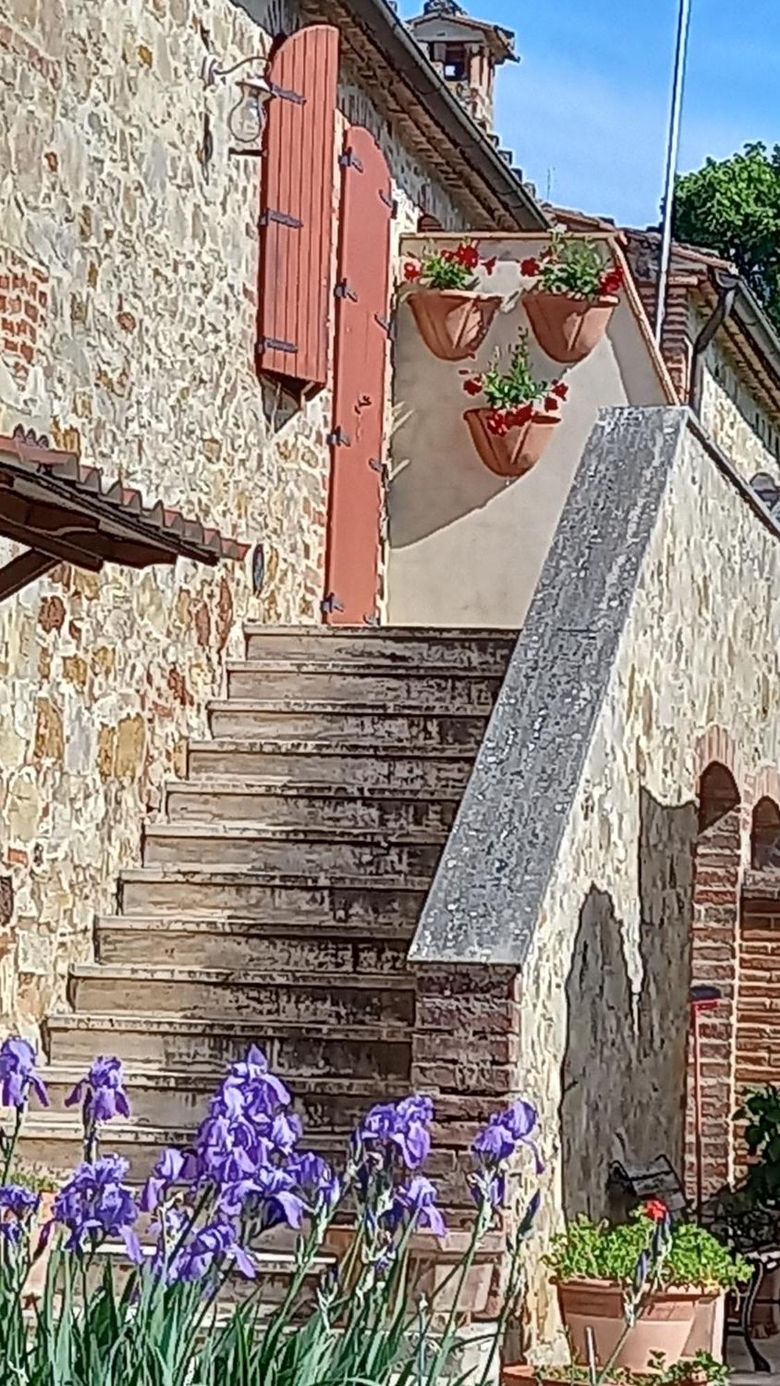 Podere Casalbosco - Idromassaggio e panorama Rapolano Terme Esterno foto
